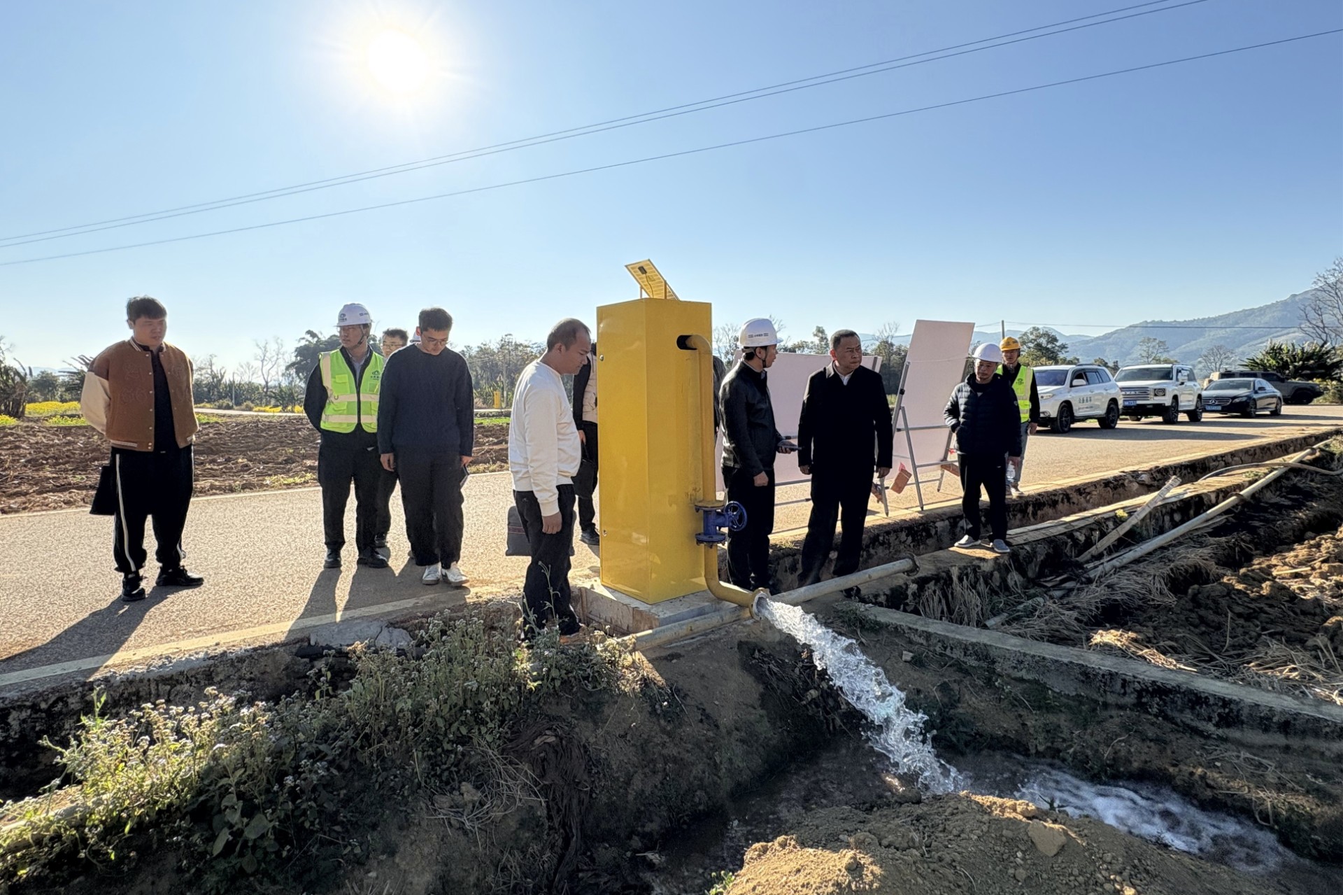 耿馬灌區北干管全線貫通