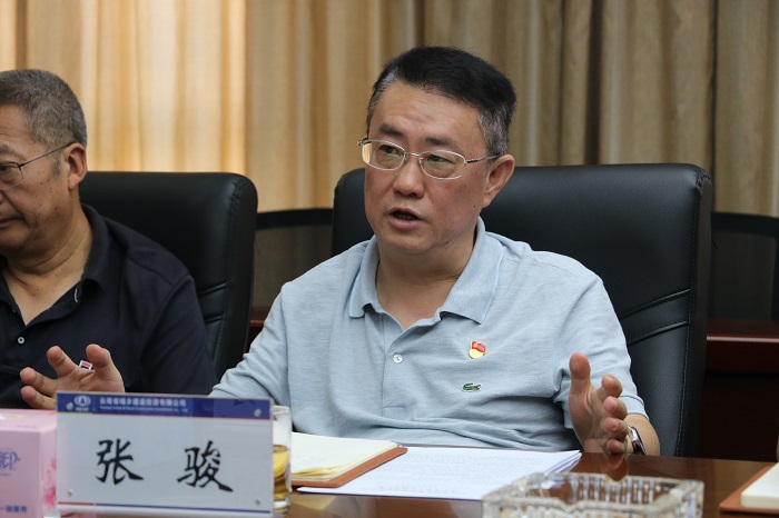 張駿到城鄉投公司開展“抓重點、補短板、強弱項”專題調研