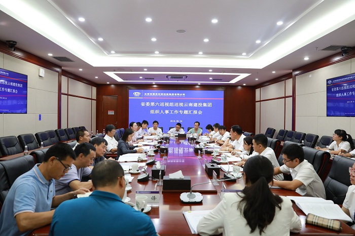 省委第六巡視組聽取集團組織人事、紀檢監察工作專題匯報