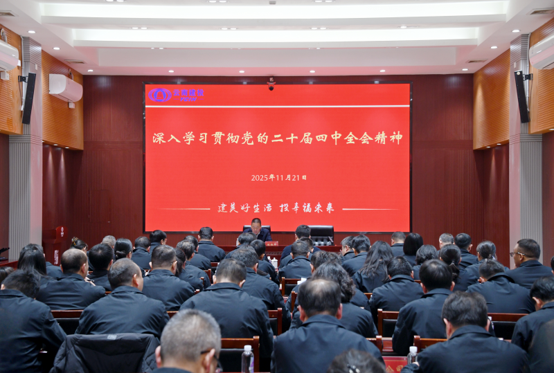 陳祖軍到三公司宣講黨的二十屆四中全會精神